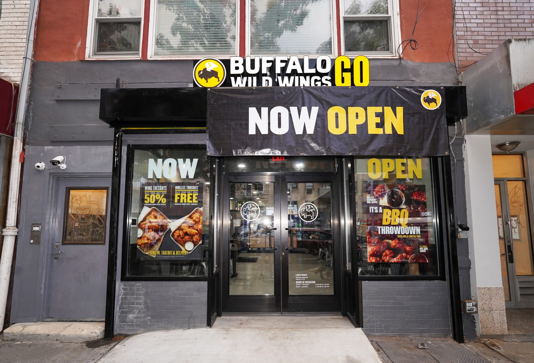Buffalo Wild Wings GO in East Village, New York, interior view 4, designed by Zelta Design
