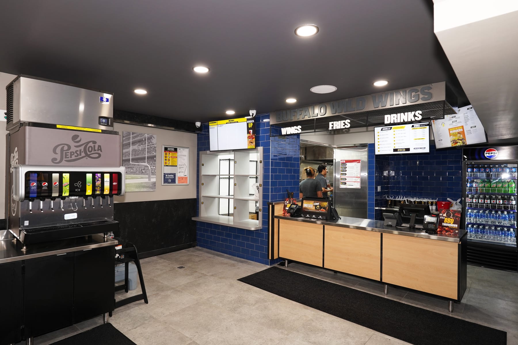 Buffalo Wild Wings GO in East Village, New York, interior view 6, designed by Zelta Design