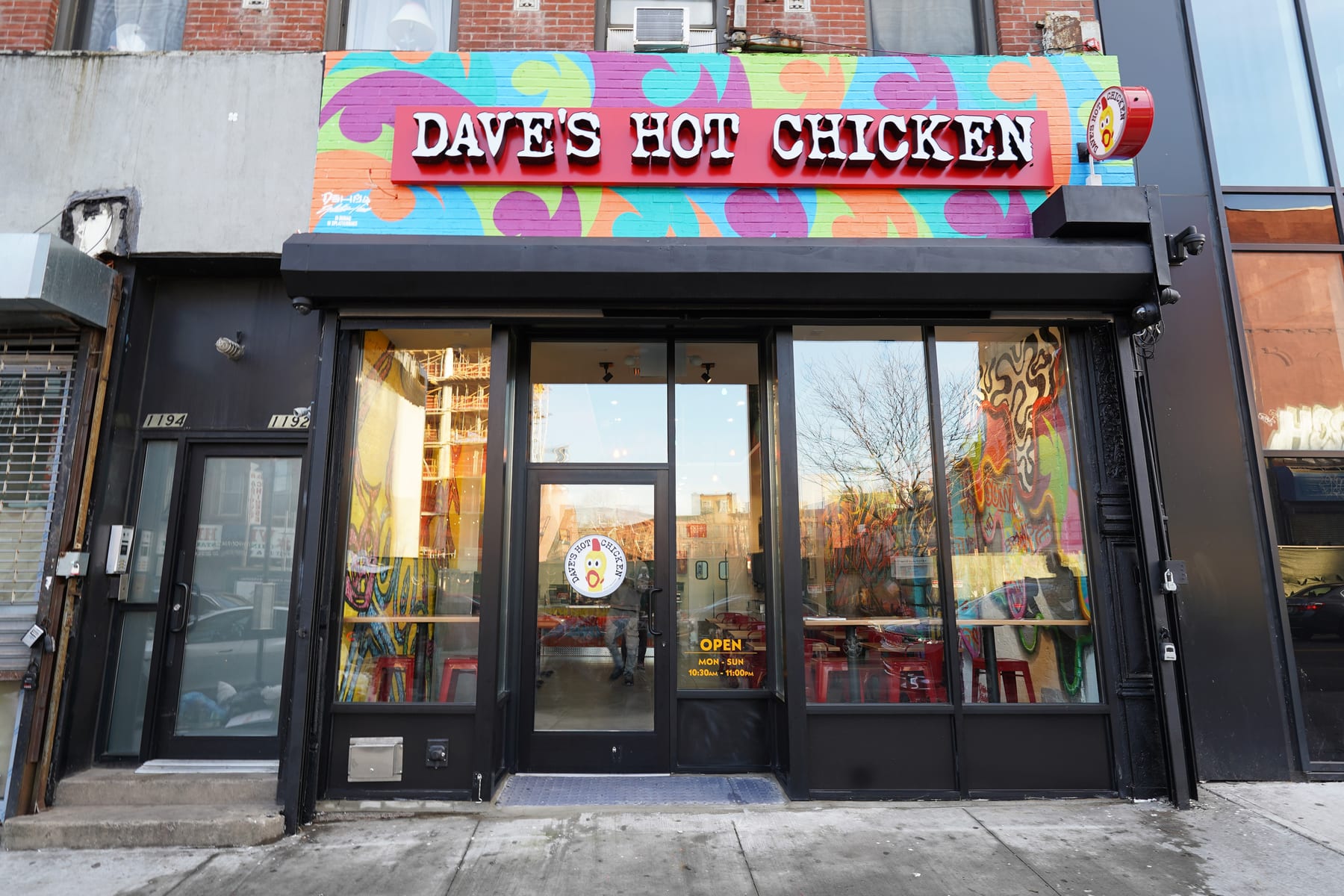 Dave's Hot Chicken in Bedford-Stuyvesant, Brooklyn, New York, interior view 2, designed by Zelta Design