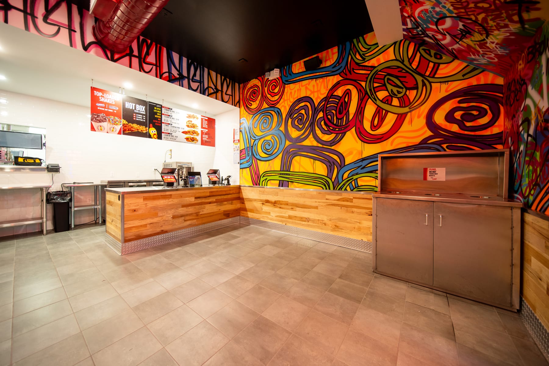 Dave's Hot Chicken in Upper East Side, New York, interior view 3, designed by Zelta Design