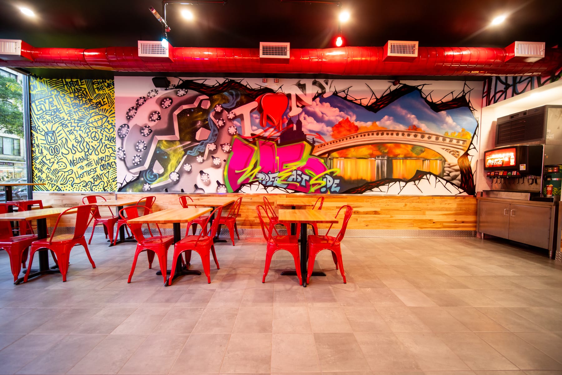 Dave's Hot Chicken in Upper East Side, New York, interior view 8, designed by Zelta Design