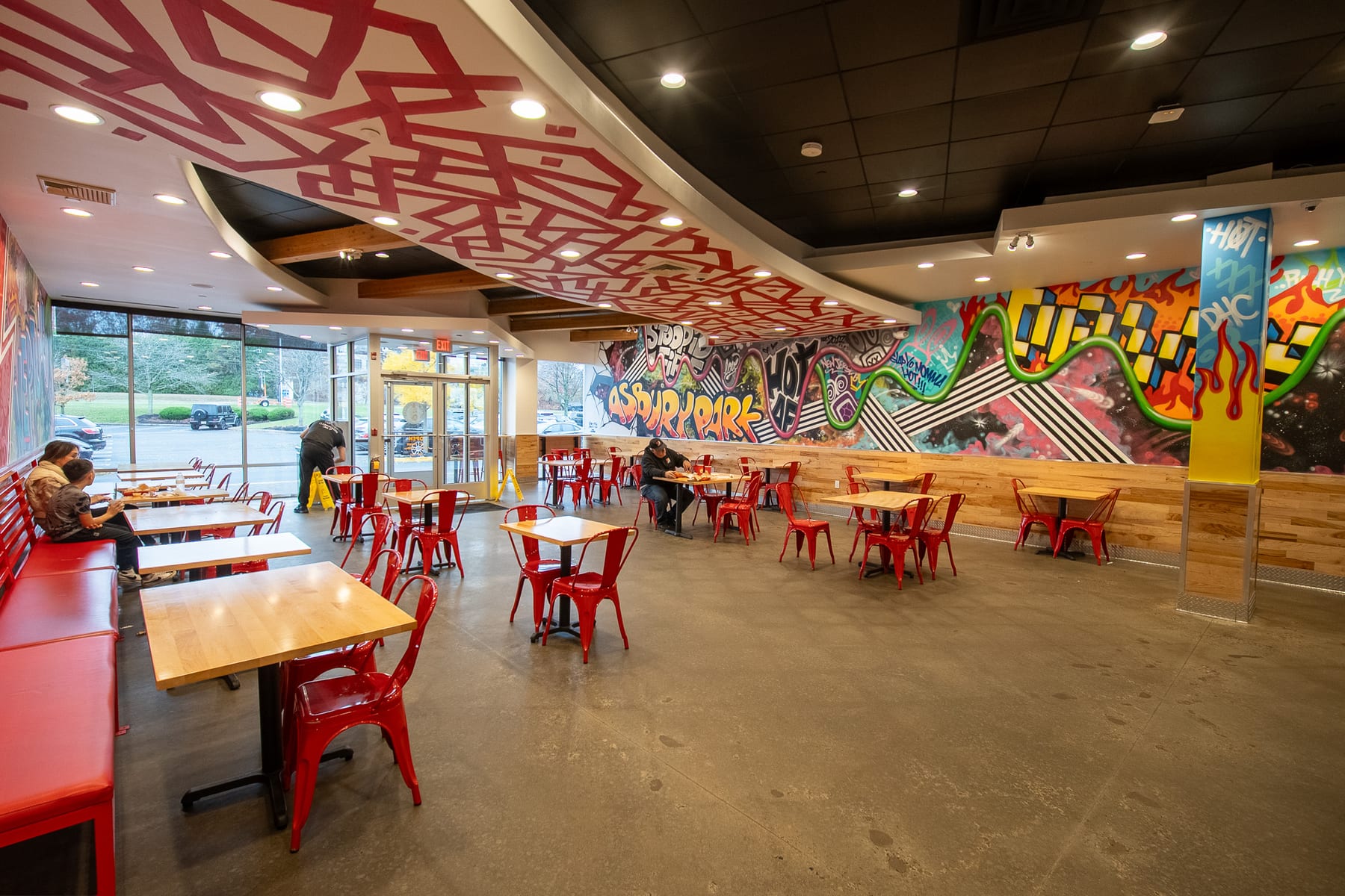 Dave's Hot Chicken in Ocean Township, Ocean, New Jersey, interior view 3, designed by Zelta Design