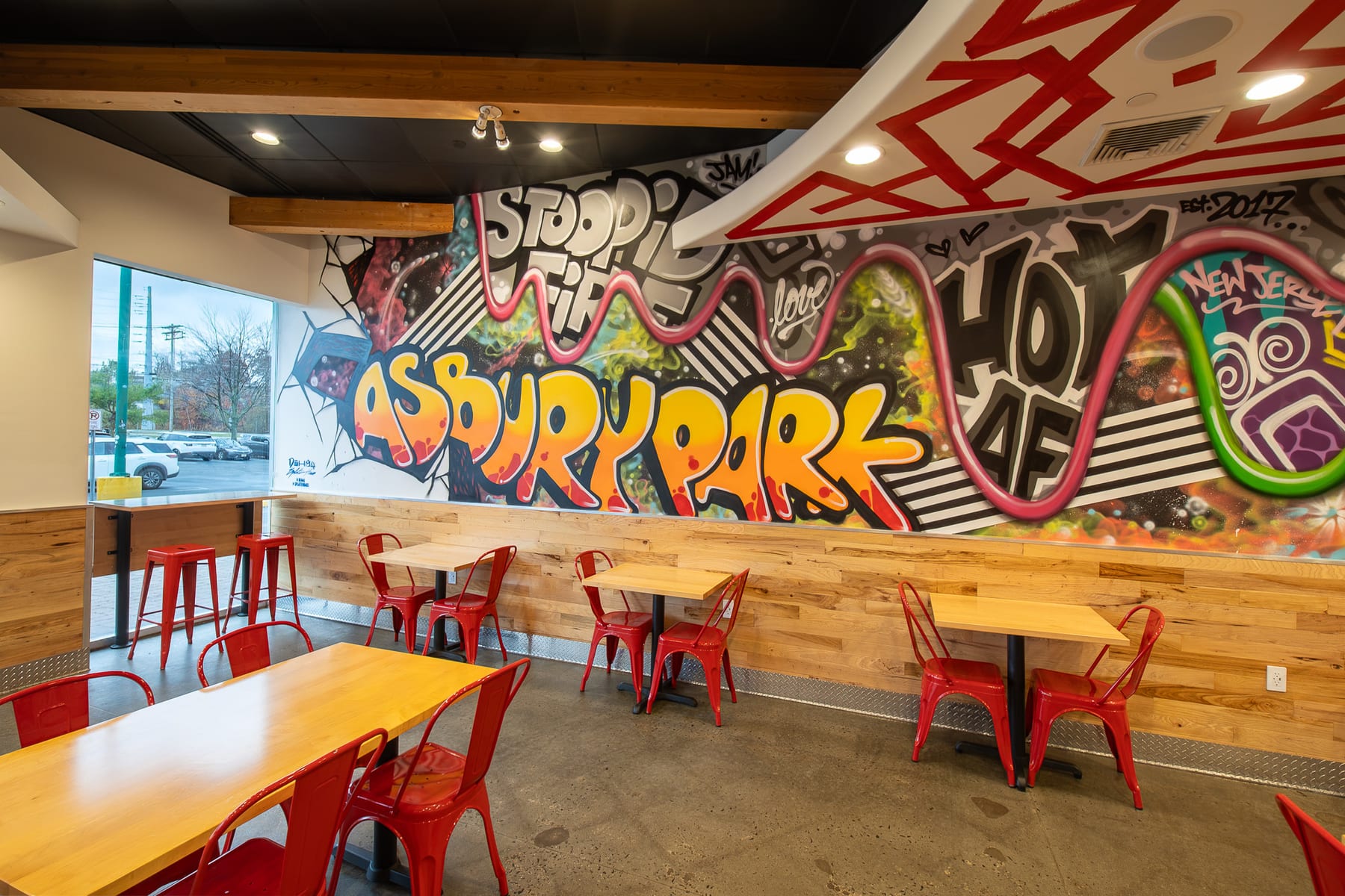 Dave's Hot Chicken in Ocean Township, Ocean, New Jersey, interior view 5, designed by Zelta Design