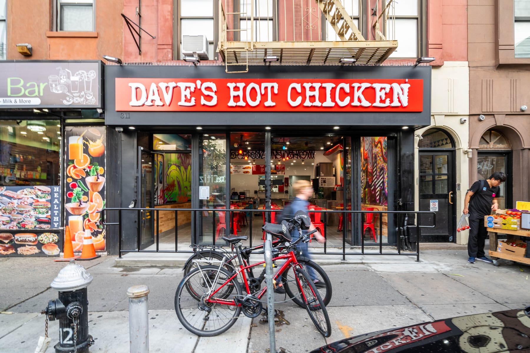 Dave's Hot Chicken in Brooklyn, New York, interior view 2, designed by Zelta Design