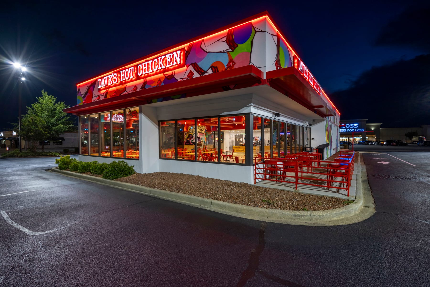 Dave's Hot Chicken in Florence, South Carolina, interior view 4, designed by Zelta Design