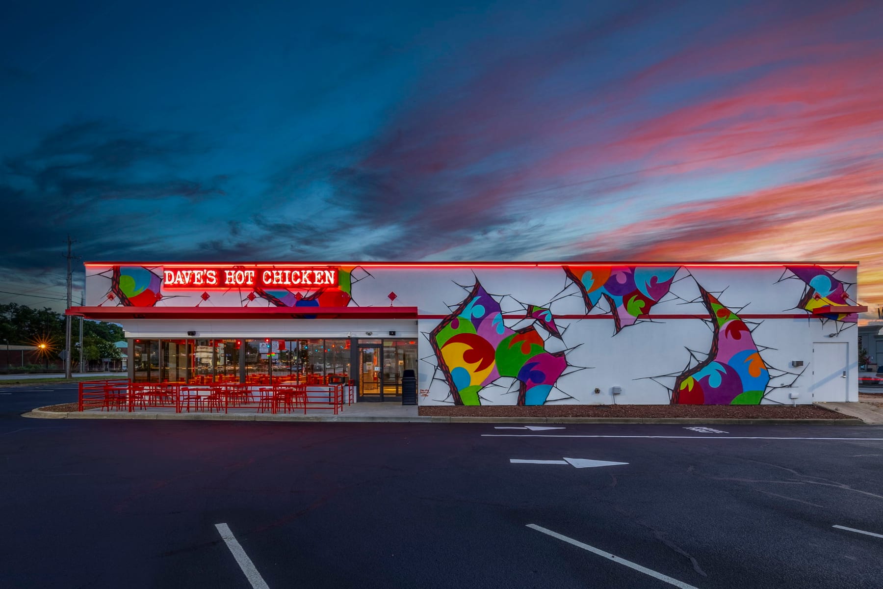 Dave's Hot Chicken in Florence, South Carolina, interior view 6, designed by Zelta Design