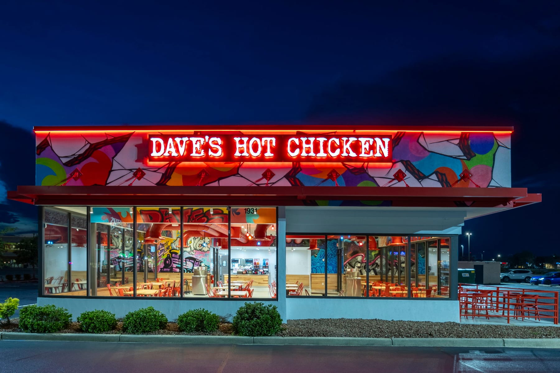 Dave's Hot Chicken in Florence, South Carolina, interior view 7, designed by Zelta Design