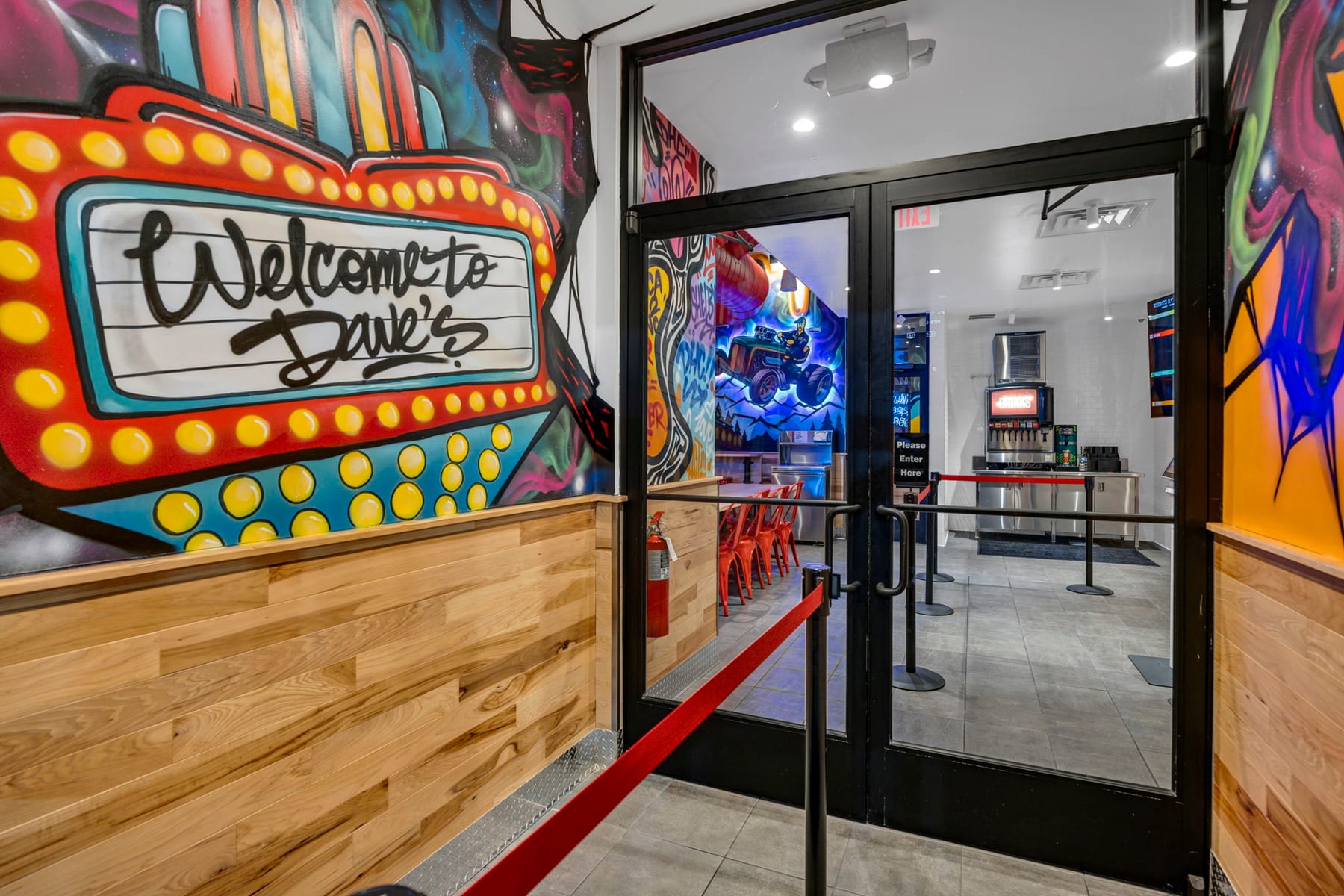 Dave's Hot Chicken in Shelby, North Carolina, interior view 5, designed by Zelta Design