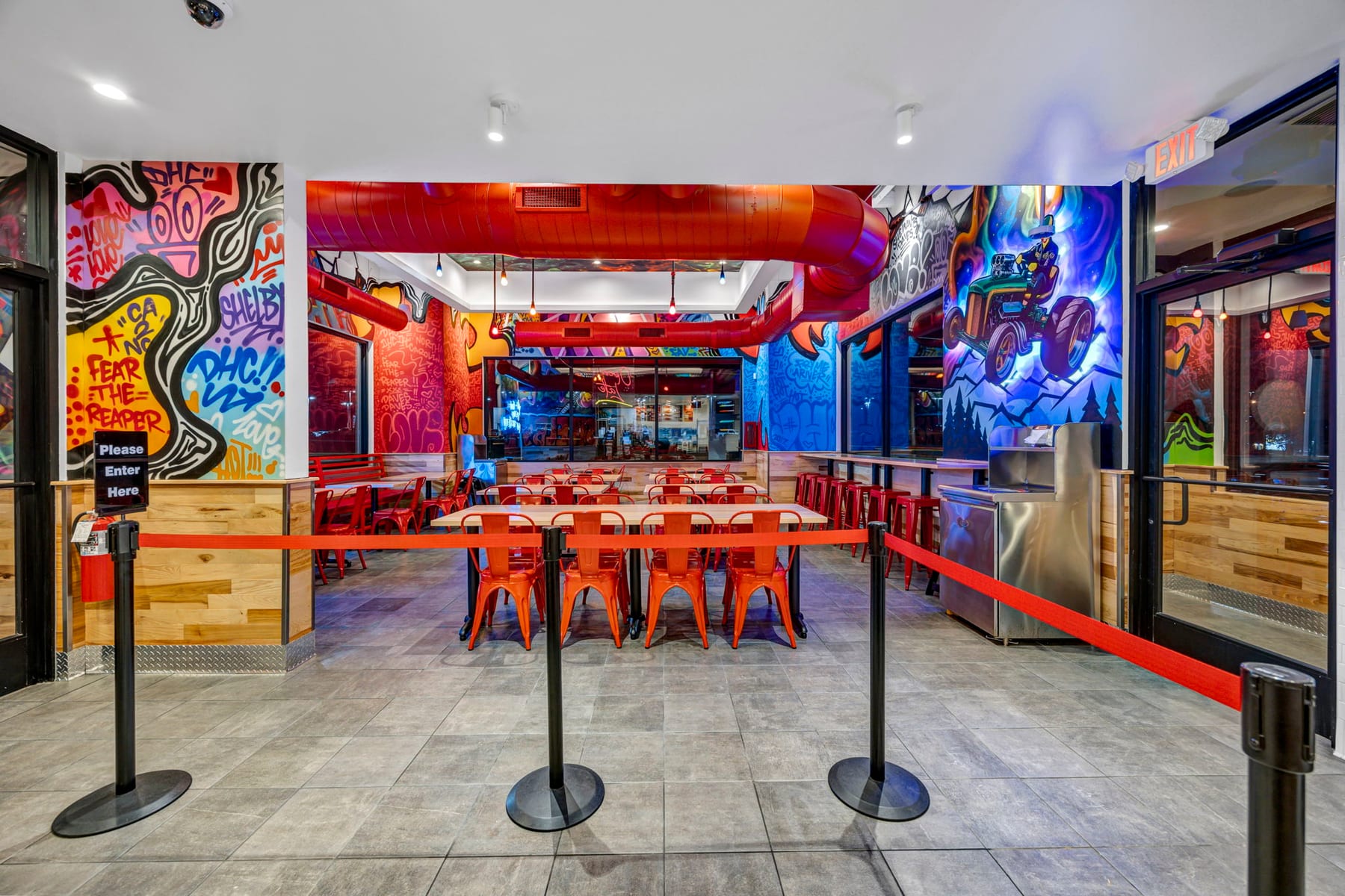 Dave's Hot Chicken in Shelby, North Carolina, interior view 7, designed by Zelta Design