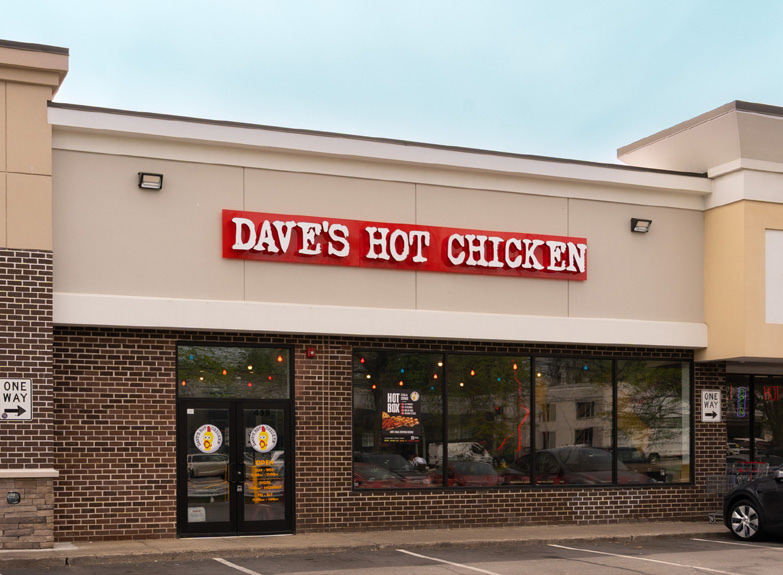 Dave's Hot Chicken in White Plains, New York, interior view 2, designed by Zelta Design
