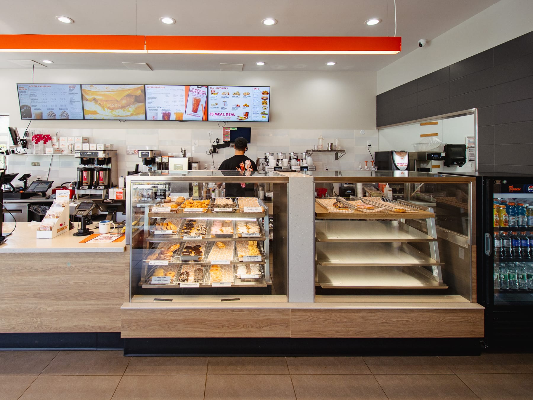 Dunkin' in Paramus, New Jersey, interior view 5, designed by Zelta Design