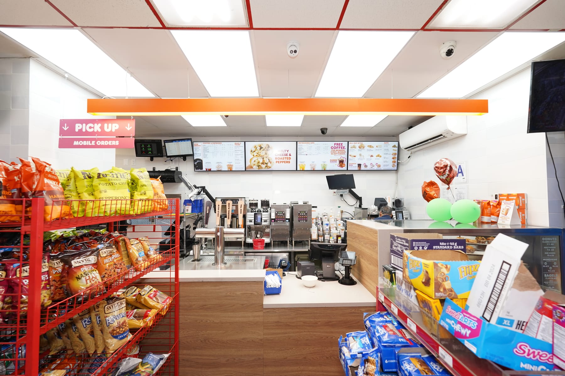 Dunkin' in Staten Island, New York, interior view 8, designed by Zelta Design