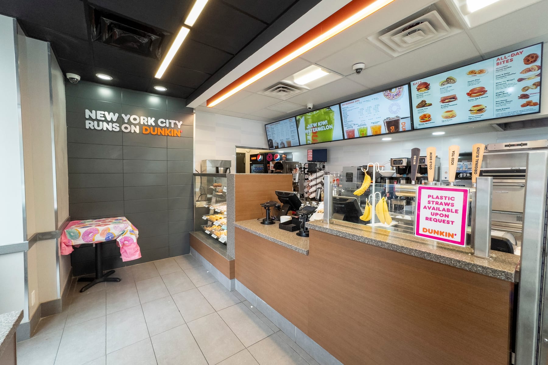 Dunkin' in New York, interior view 6, designed by Zelta Design