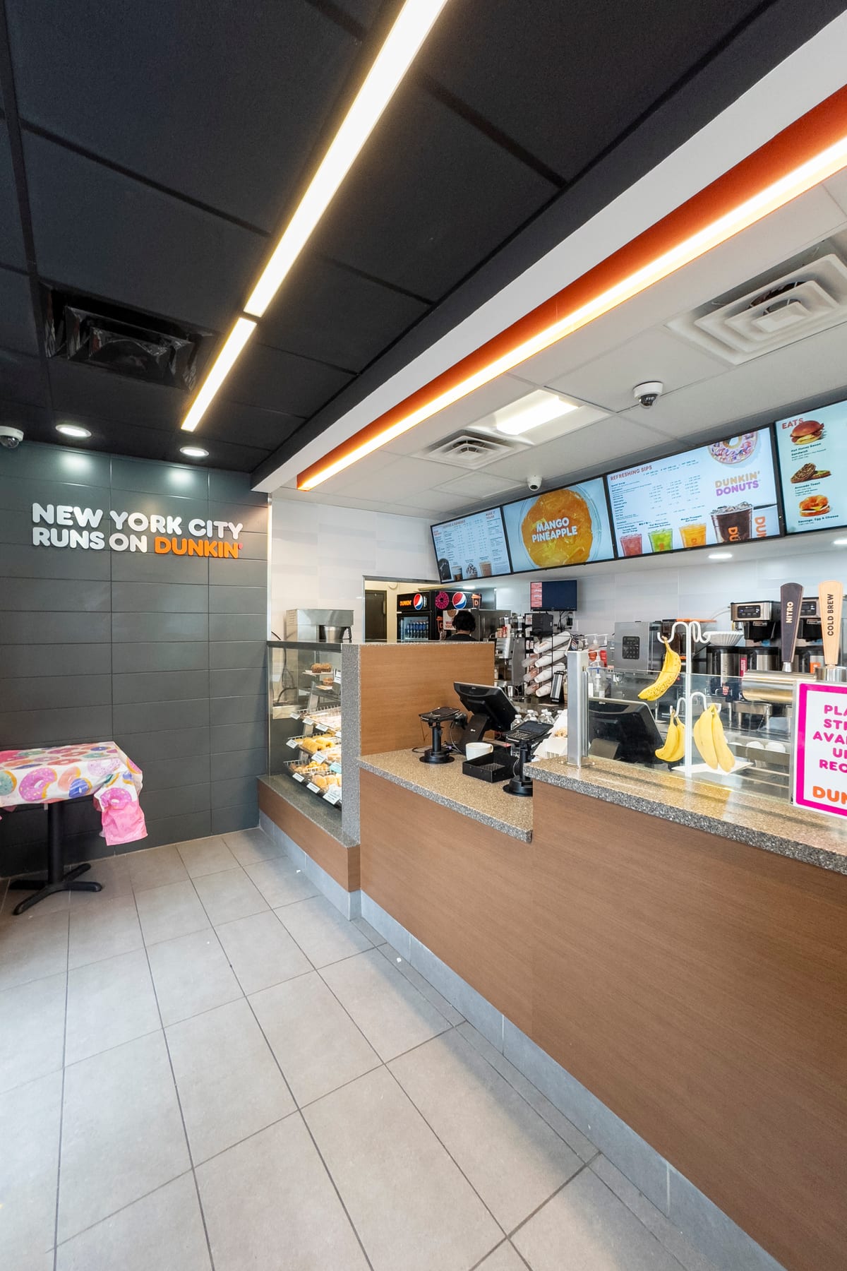 Dunkin' in New York, interior view 7, designed by Zelta Design