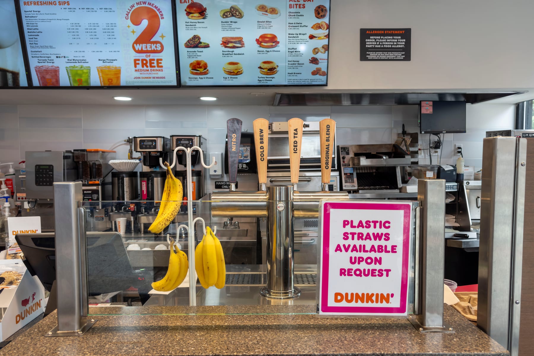 Dunkin' in New York, interior view 8, designed by Zelta Design
