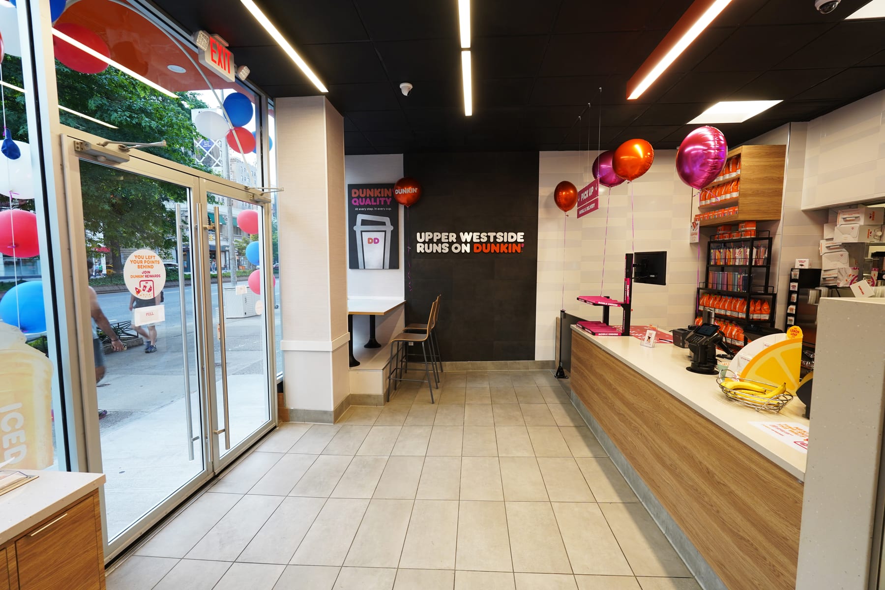 Dunkin' in Upper West Side, New York, interior view 7, designed by Zelta Design
