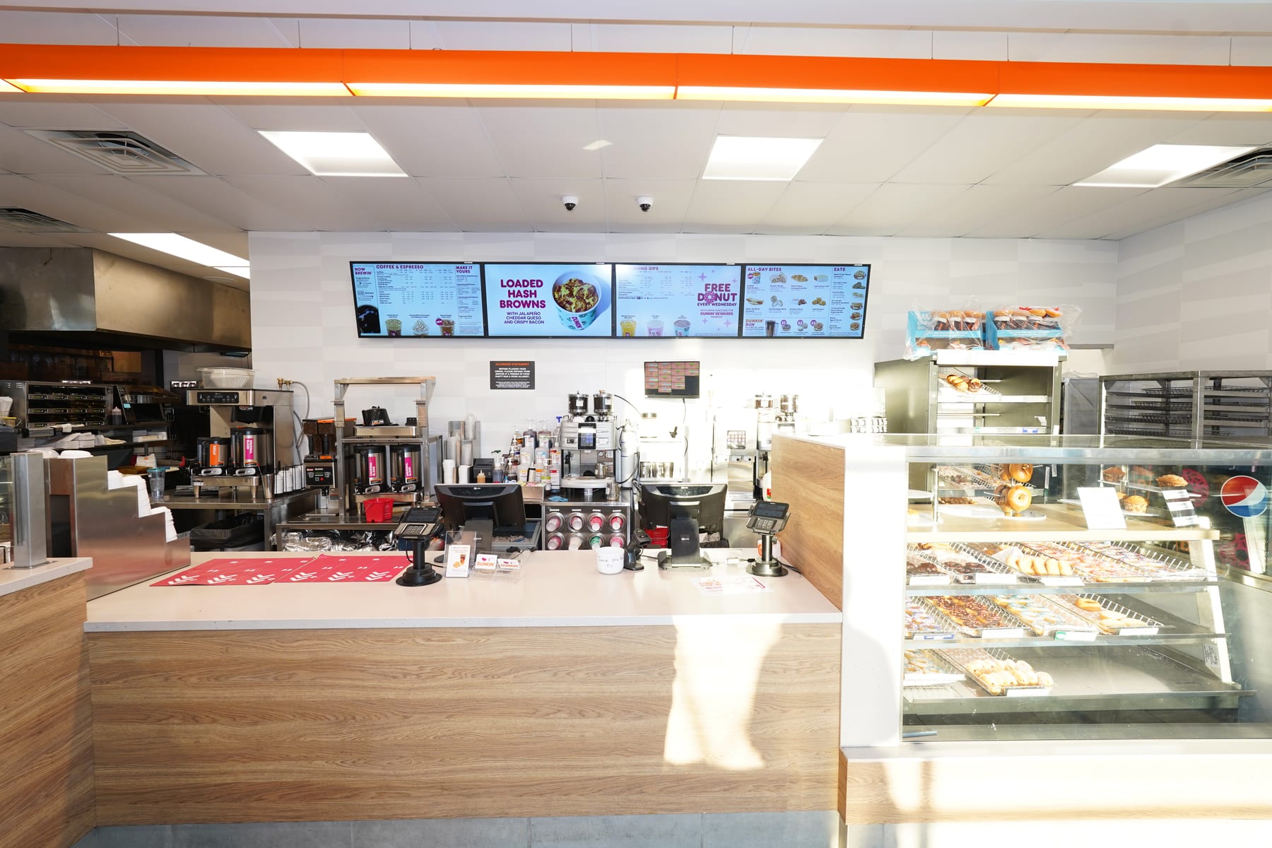Dunkin' in Bronx, New York, interior view 6, designed by Zelta Design