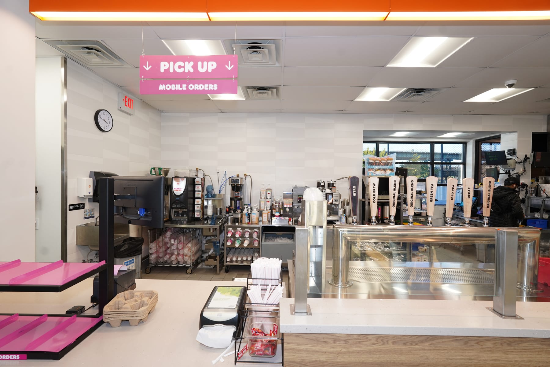 Dunkin' in Bronx, New York, interior view 7, designed by Zelta Design