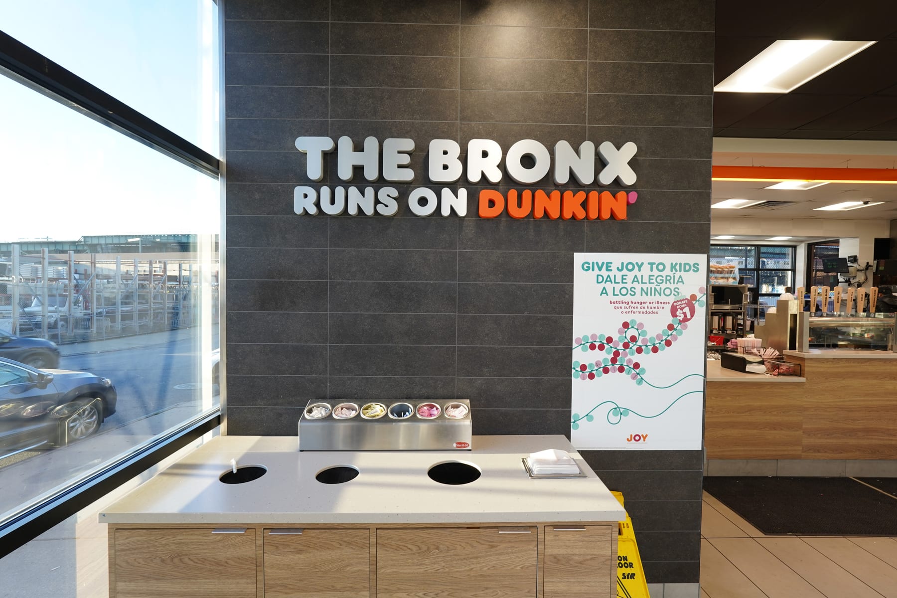 Dunkin' in Bronx, New York, interior view 8, designed by Zelta Design