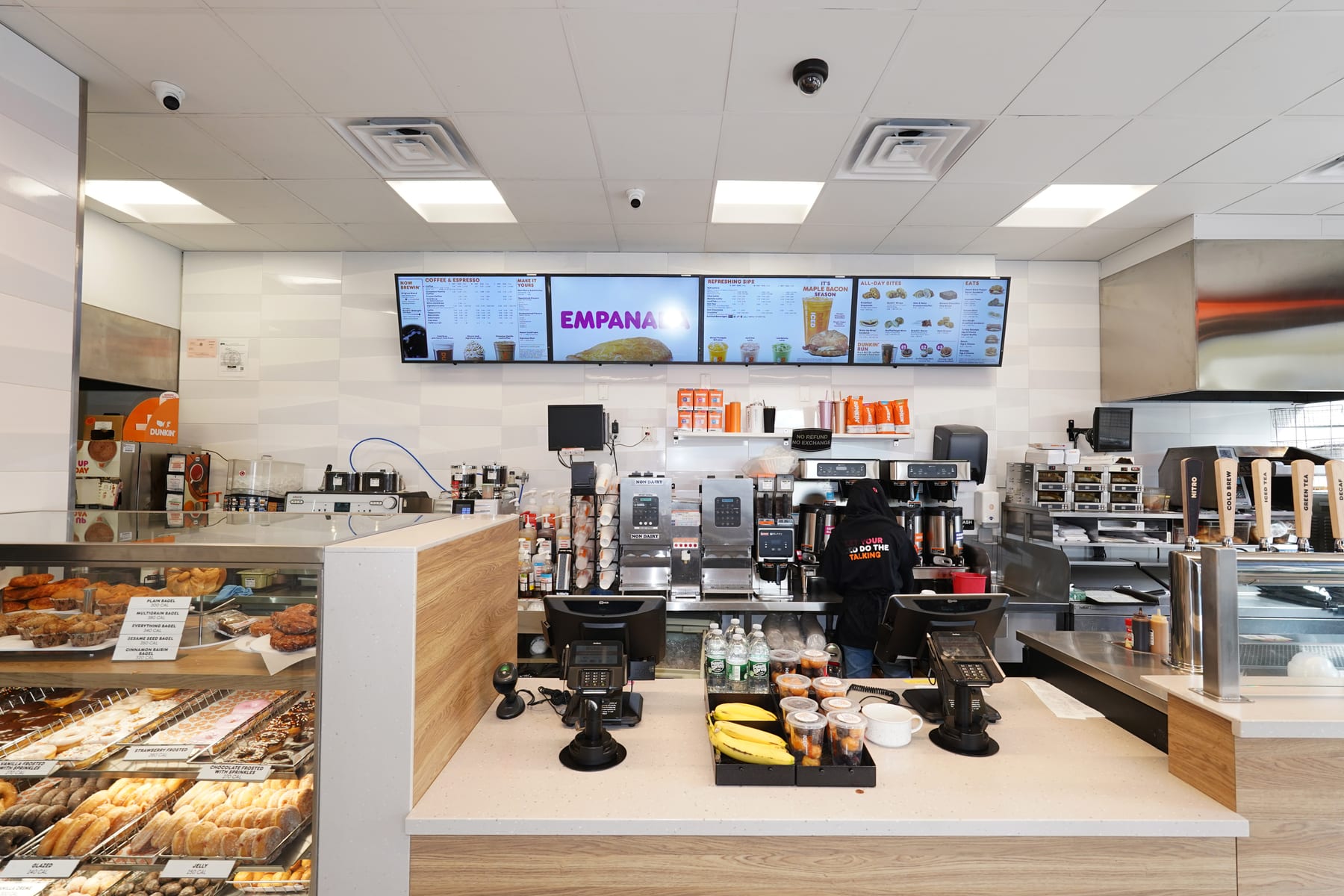 Dunkin' in Bronx, New York, interior view 7, designed by Zelta Design