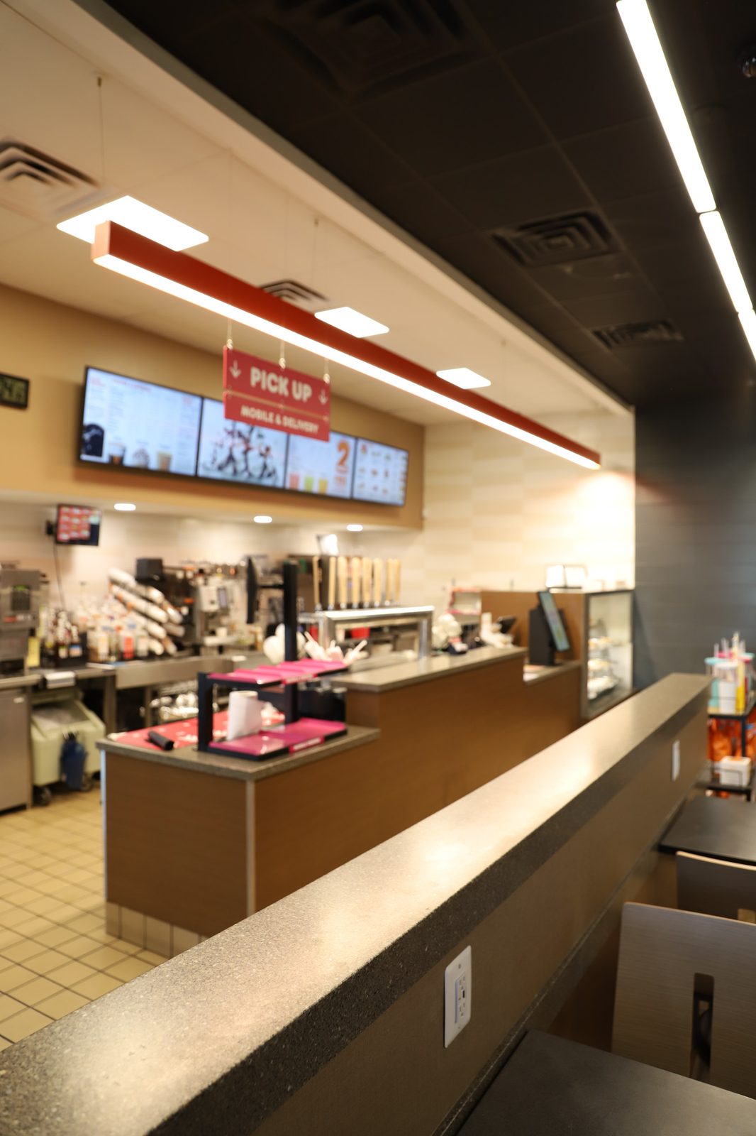Dunkin' in Carlstadt, New Jersey, interior view 6, designed by Zelta Design