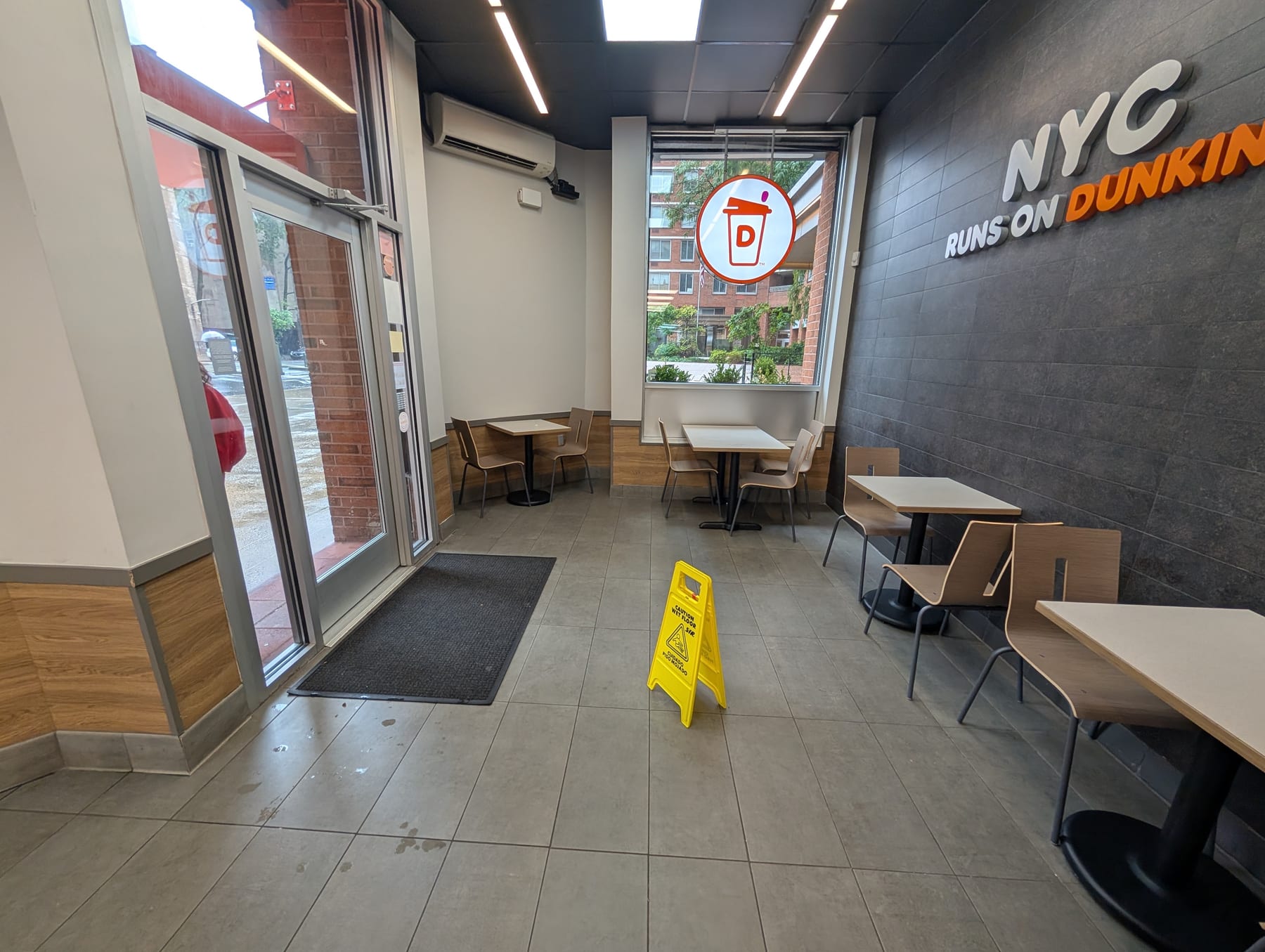 Dunkin' in Kips Bay, New York, interior view 2, designed by Zelta Design