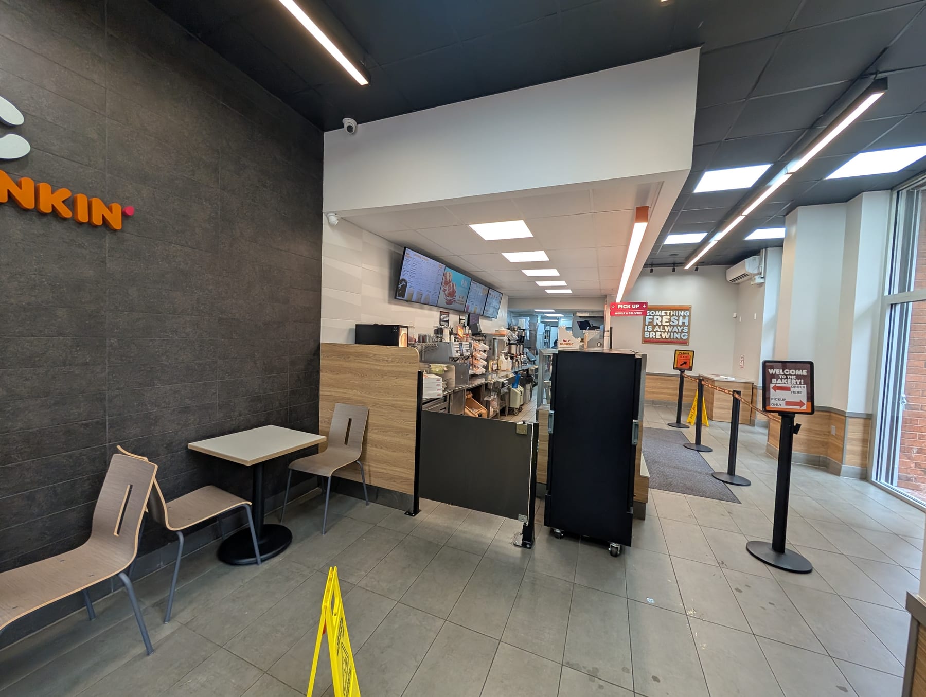 Dunkin' in Kips Bay, New York, interior view 4, designed by Zelta Design