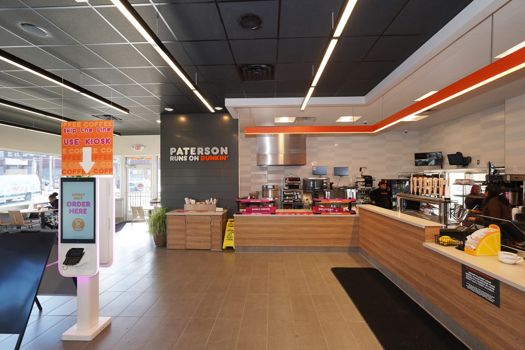 Dunkin' in Paterson, New Jersey, interior view 8, designed by Zelta Design