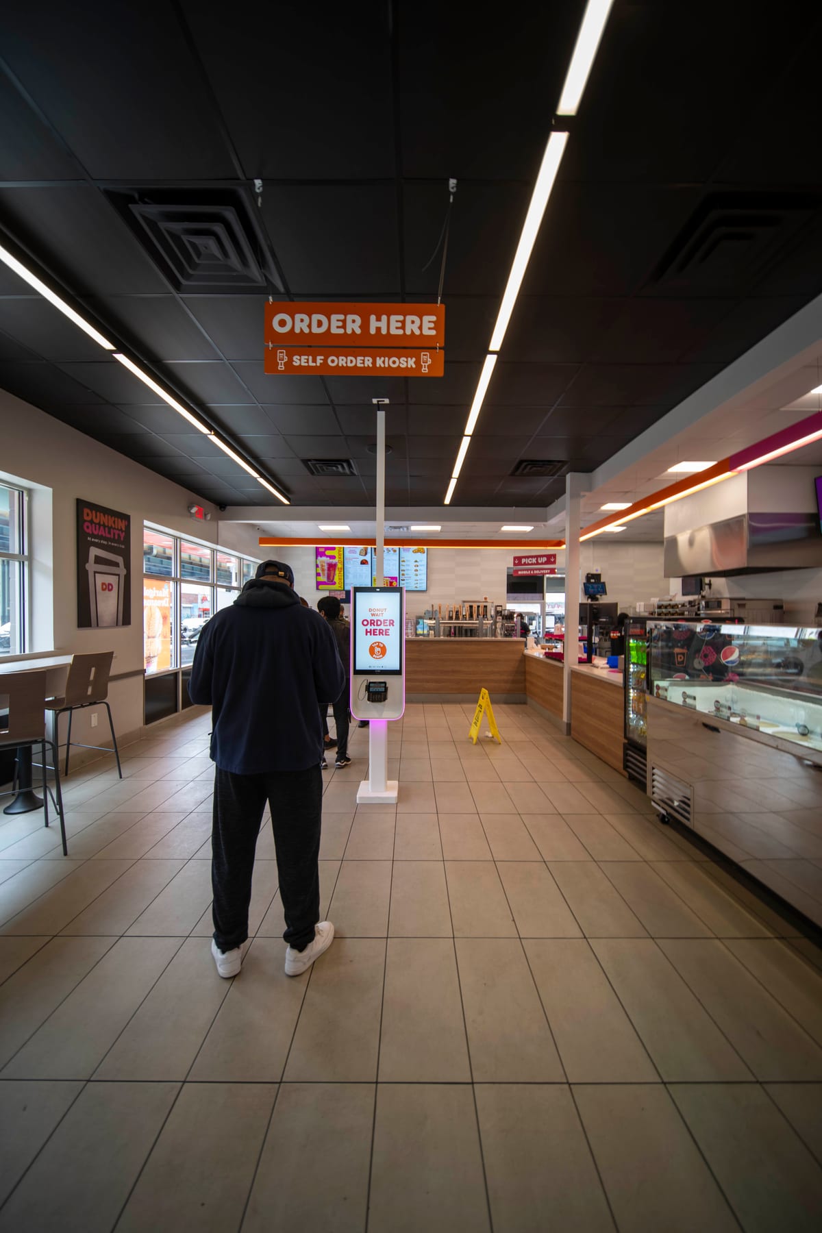 Dunkin' in Bronx, New York, interior view 5, designed by Zelta Design