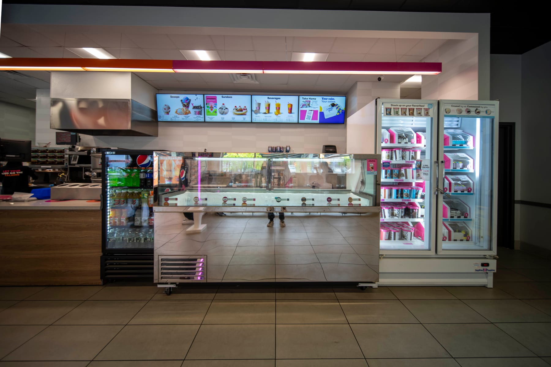 Dunkin' in Bronx, New York, interior view 6, designed by Zelta Design