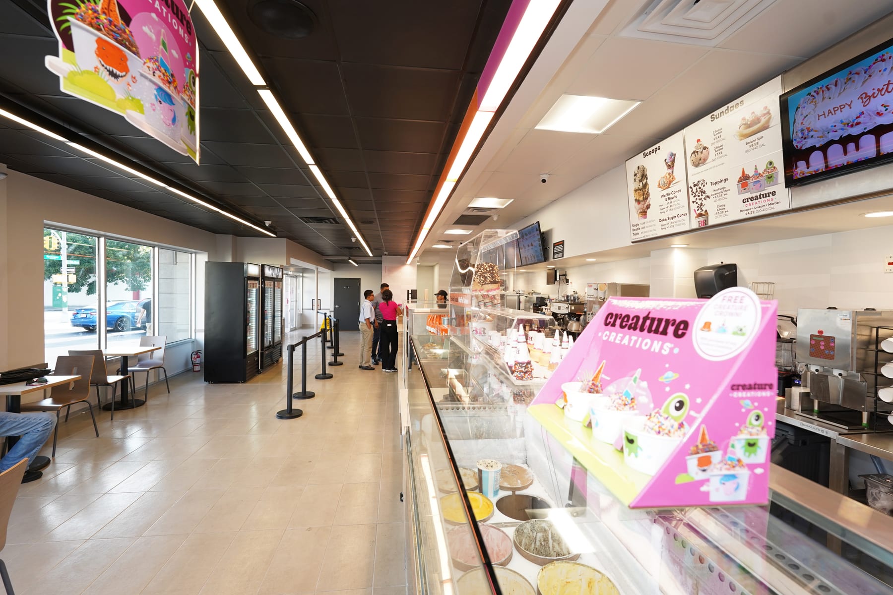 Dunkin' in Ozone Park, Jamaica, New York, interior view 8, designed by Zelta Design