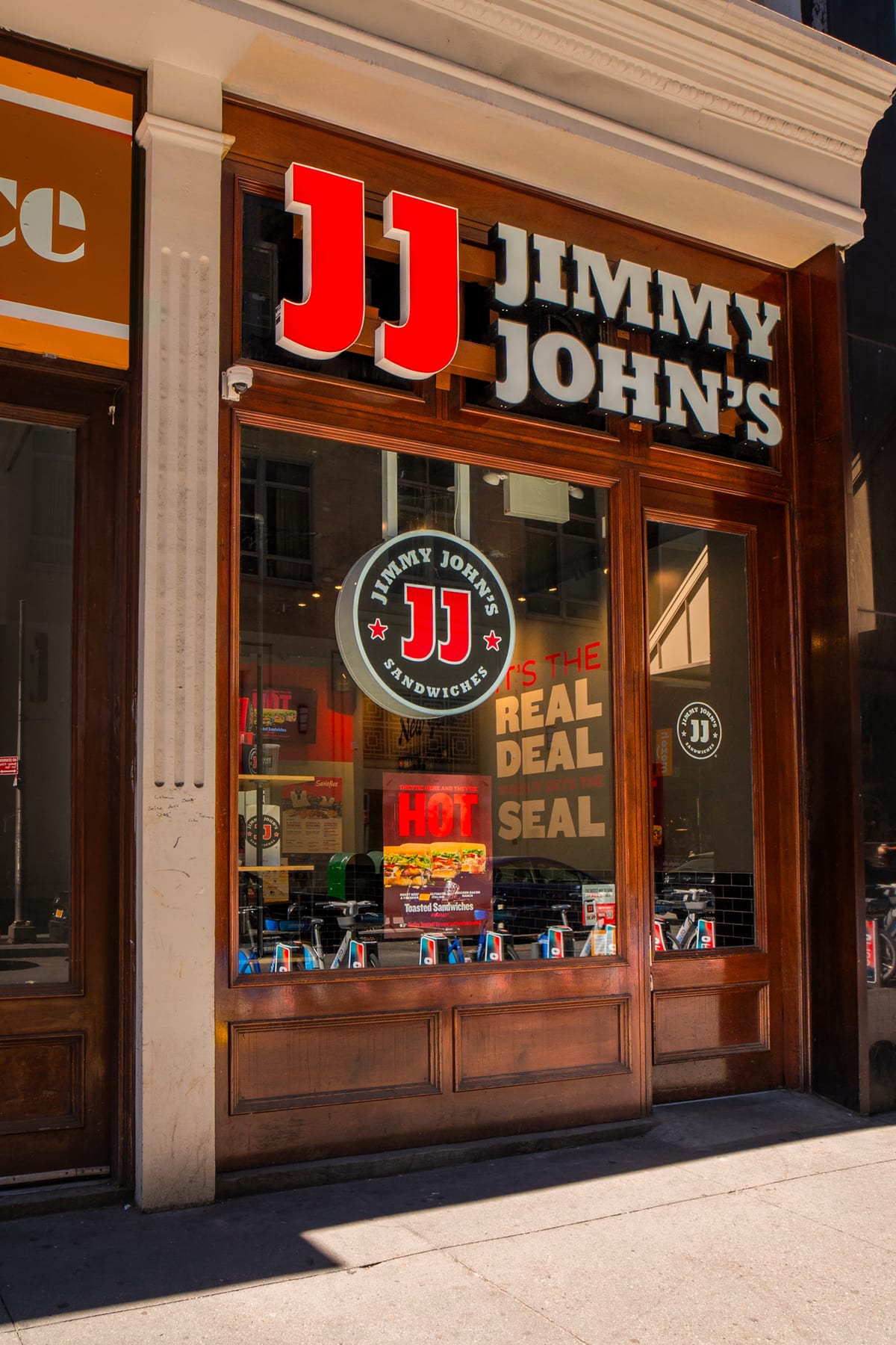Jimmy John's in Financial District, New York, interior view 3, designed by Zelta Design