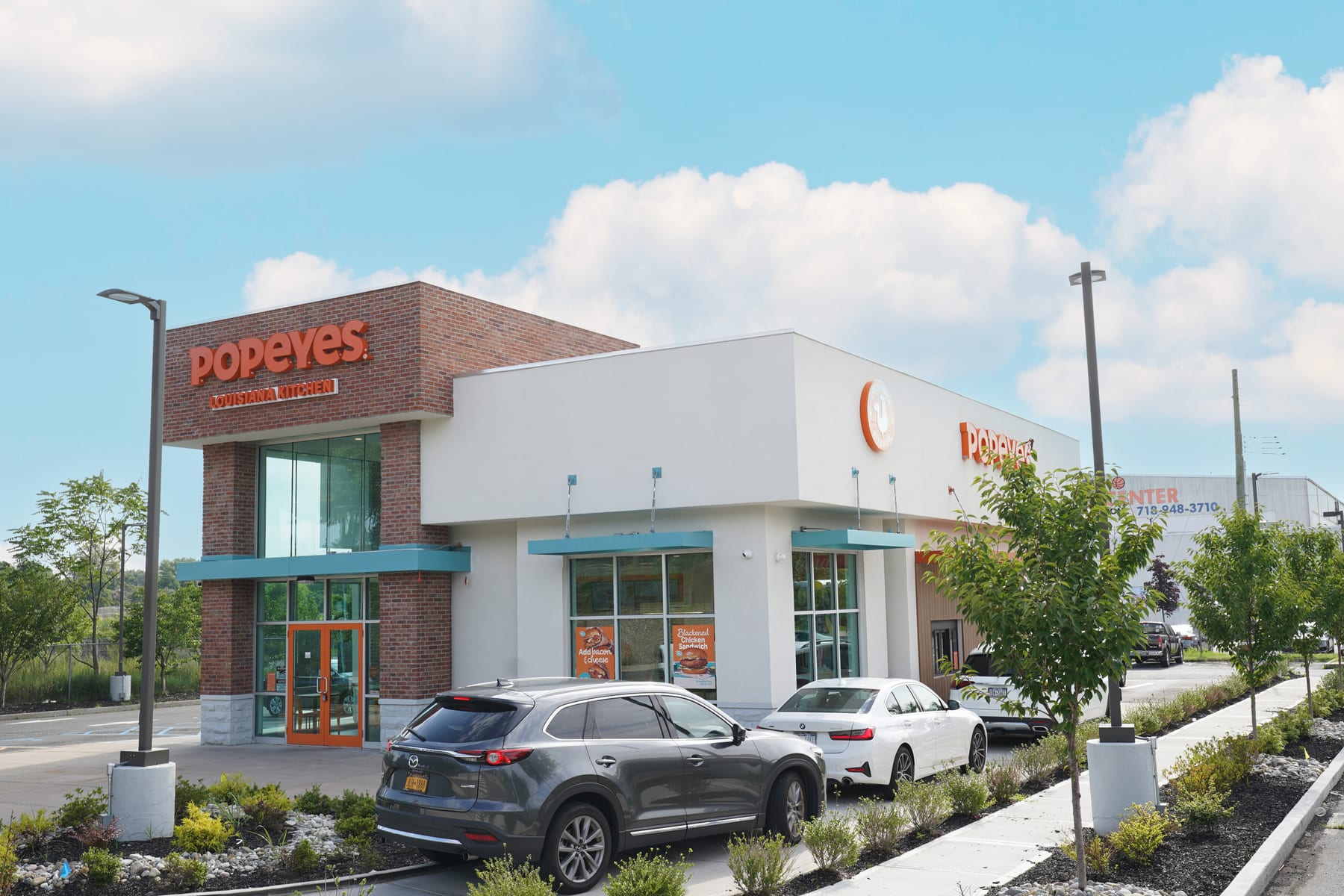 Popeyes in Staten Island, New York, interior view 4, designed by Zelta Design