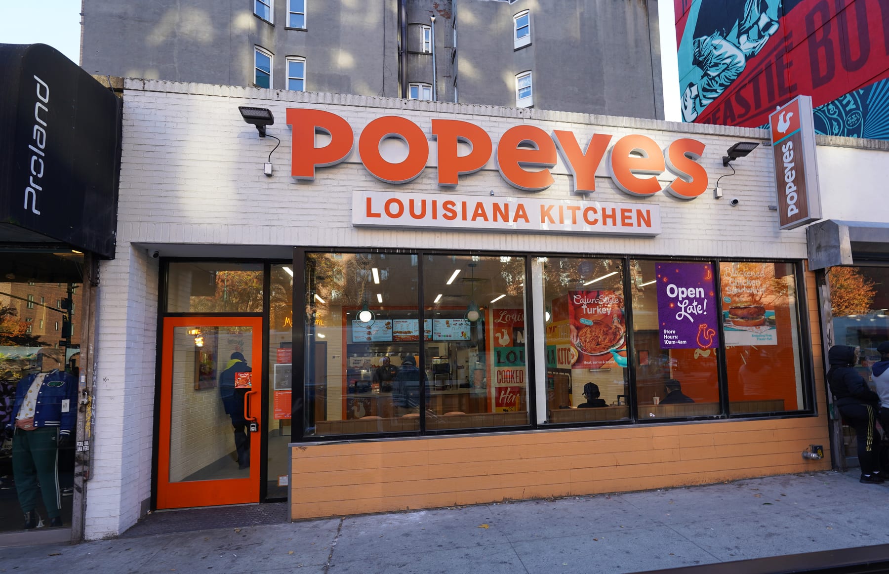 Popeyes in East Village, New York, interior view 4, designed by Zelta Design