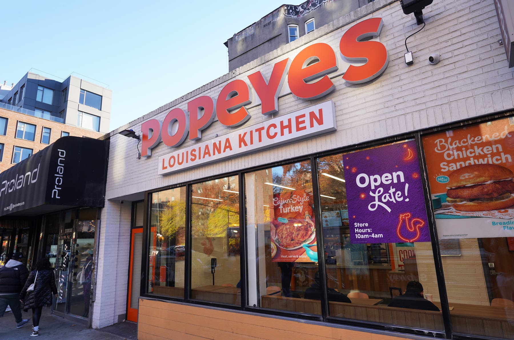 Popeyes in East Village, New York, interior view 5, designed by Zelta Design