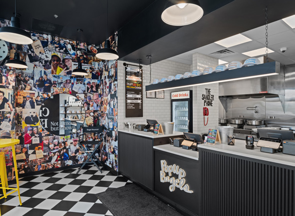 PopUp Bagels in Rockledge, Florida, interior view 2, designed by Zelta Design