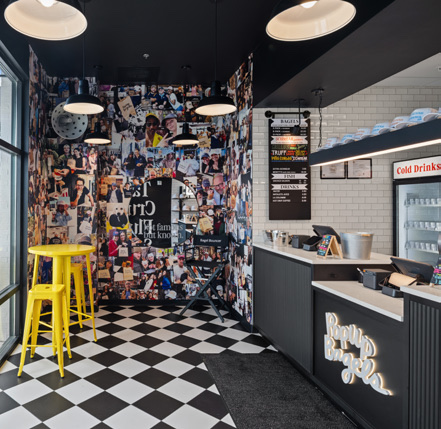PopUp Bagels in Rockledge, Florida, interior view 3, designed by Zelta Design