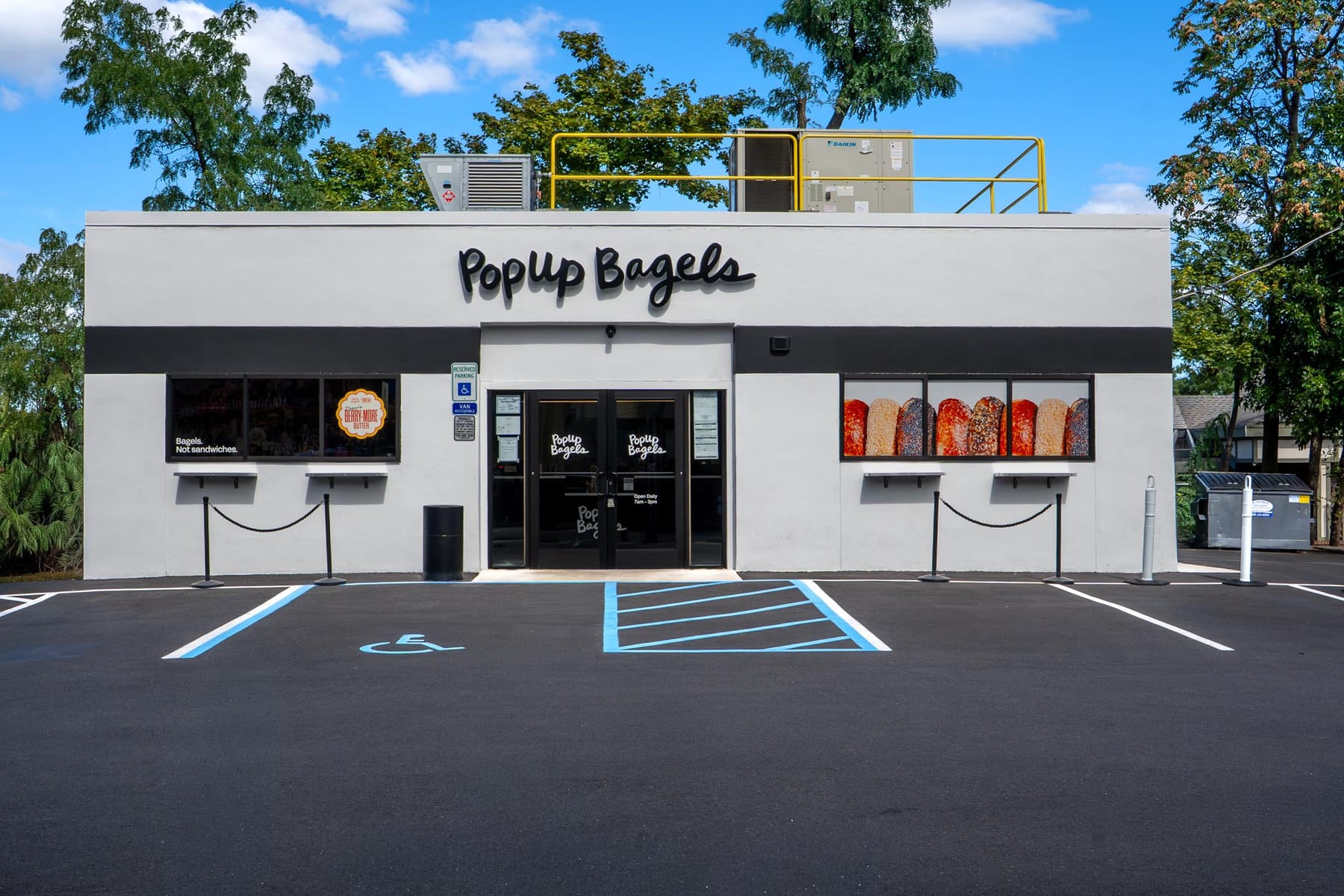 PopUp Bagels in Westfield, New Jersey, interior view 2, designed by Zelta Design