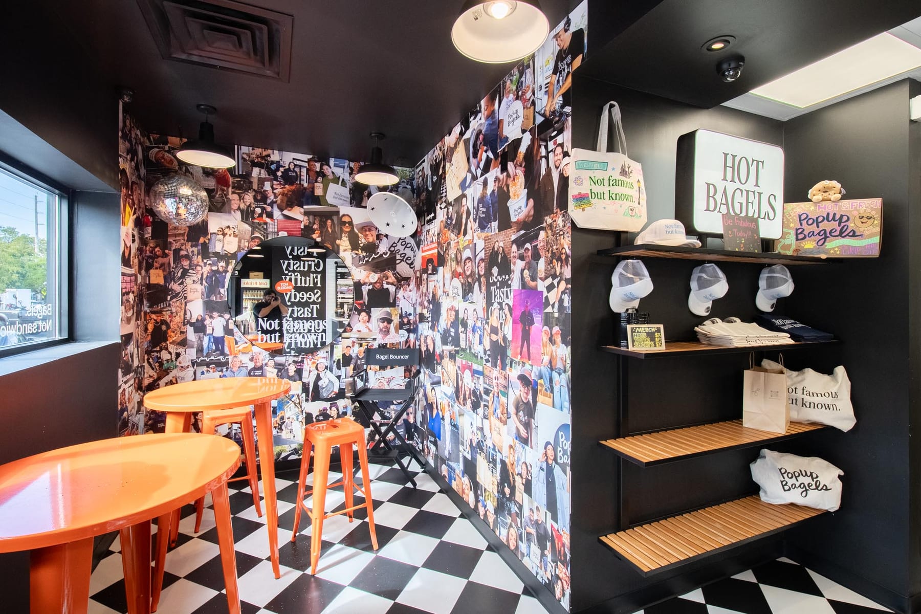 PopUp Bagels in Westfield, New Jersey, interior view 3, designed by Zelta Design