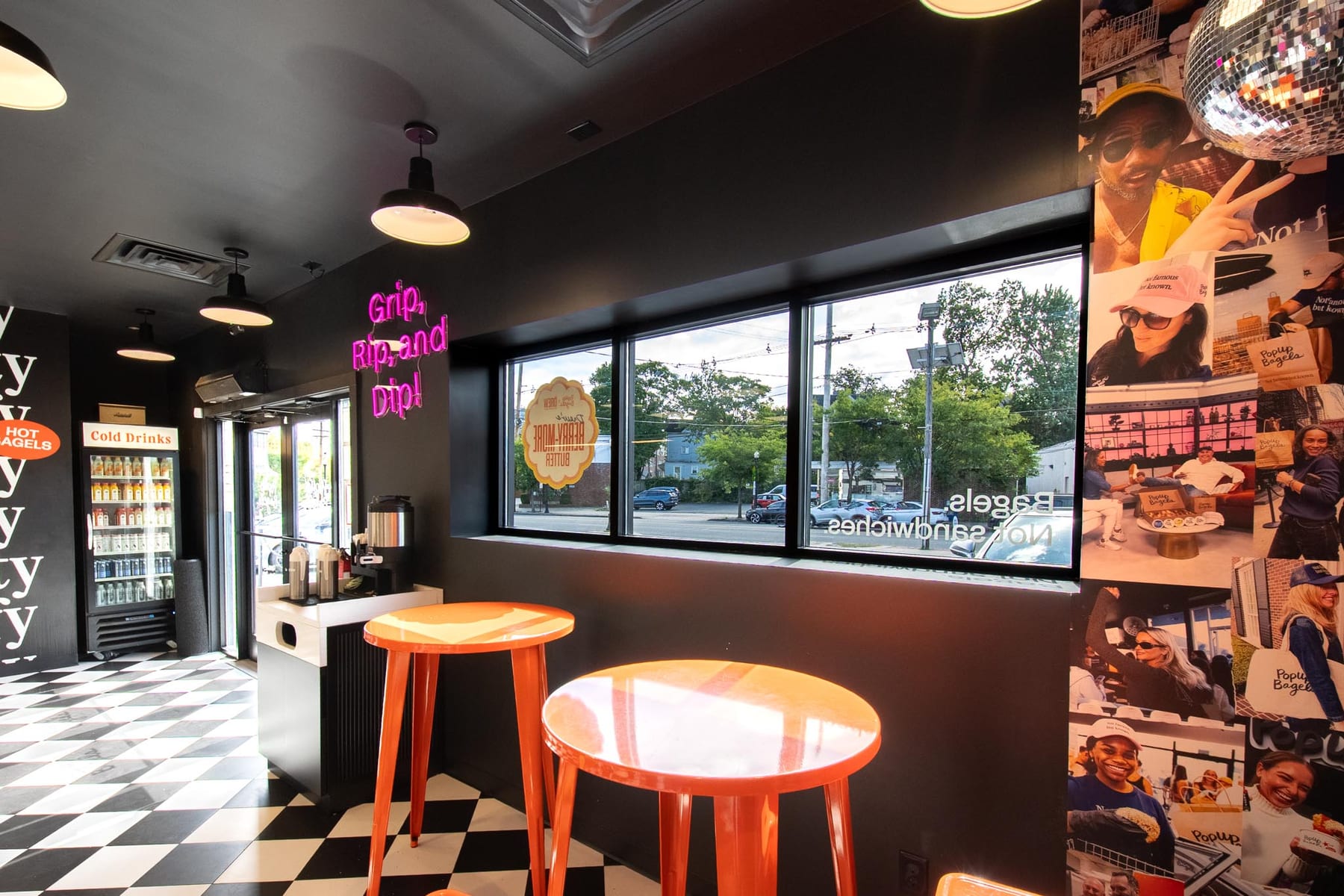 PopUp Bagels in Westfield, New Jersey, interior view 5, designed by Zelta Design