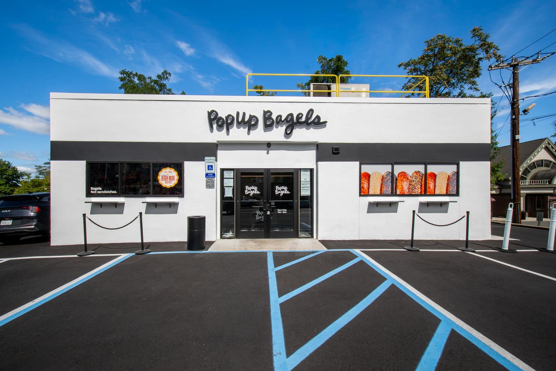 PopUp Bagels in Westfield, New Jersey, interior view 6, designed by Zelta Design