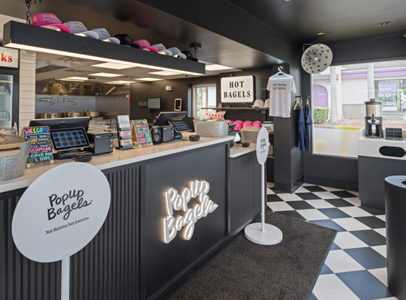PopUp Bagels in Winter Park, Florida, interior view 4, designed by Zelta Design