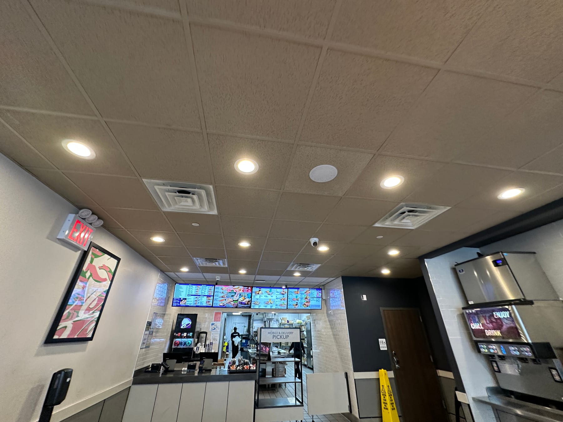 Taco Bell in Union Square, New York, interior view 5, designed by Zelta Design