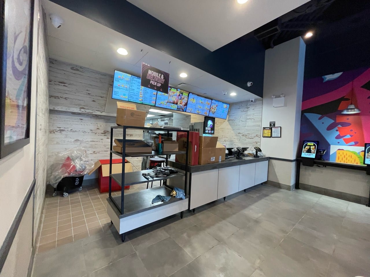 Taco Bell in Flatiron District, New York, interior view 4, designed by Zelta Design