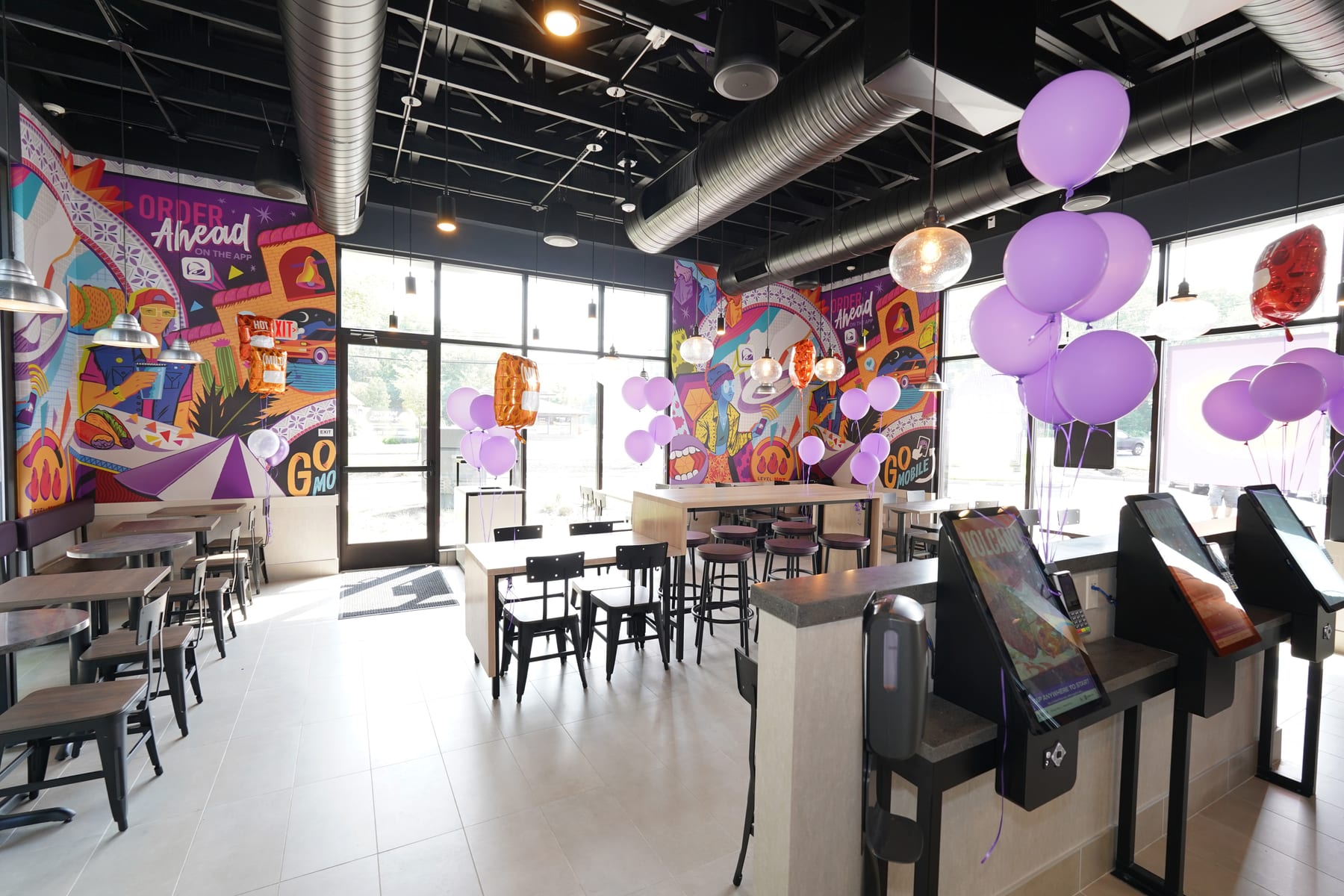 Taco Bell in North Brunswick, New Jersey, interior view 4, designed by Zelta Design