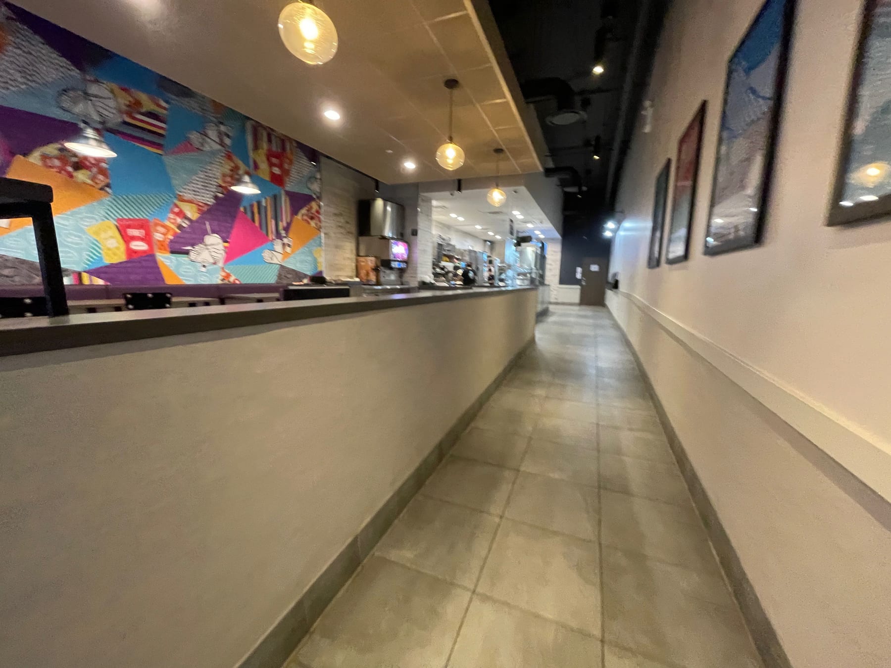 Taco Bell in Williamsburg, Brooklyn, New York, interior view 2, designed by Zelta Design