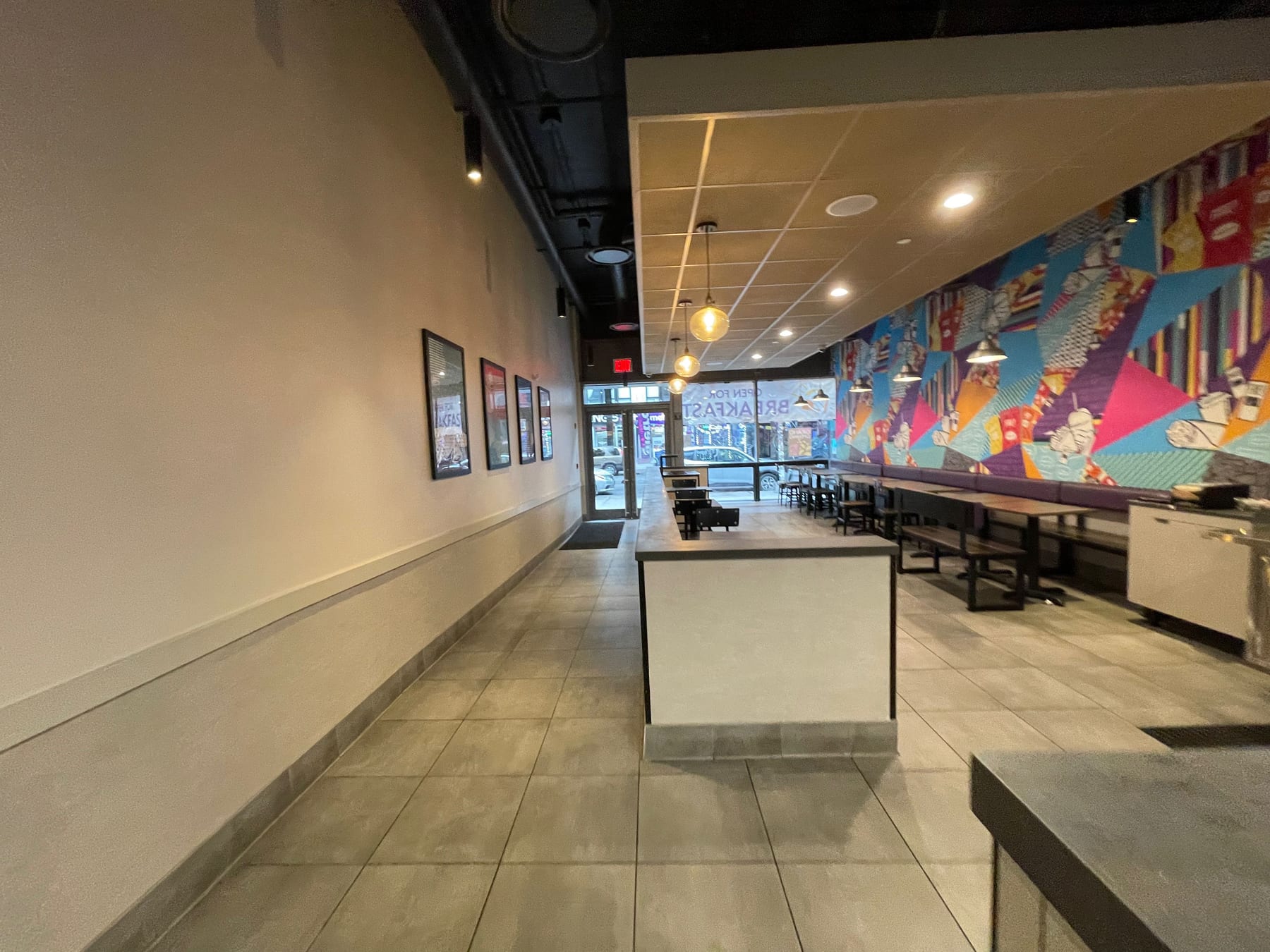 Taco Bell in Williamsburg, Brooklyn, New York, interior view 3, designed by Zelta Design
