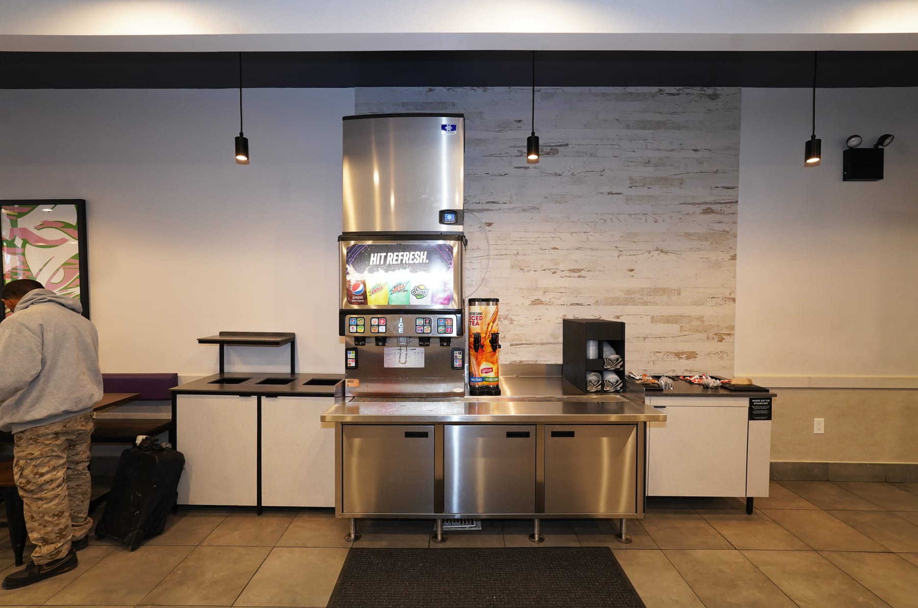 Taco Bell in Bronx, New York, interior view 3, designed by Zelta Design