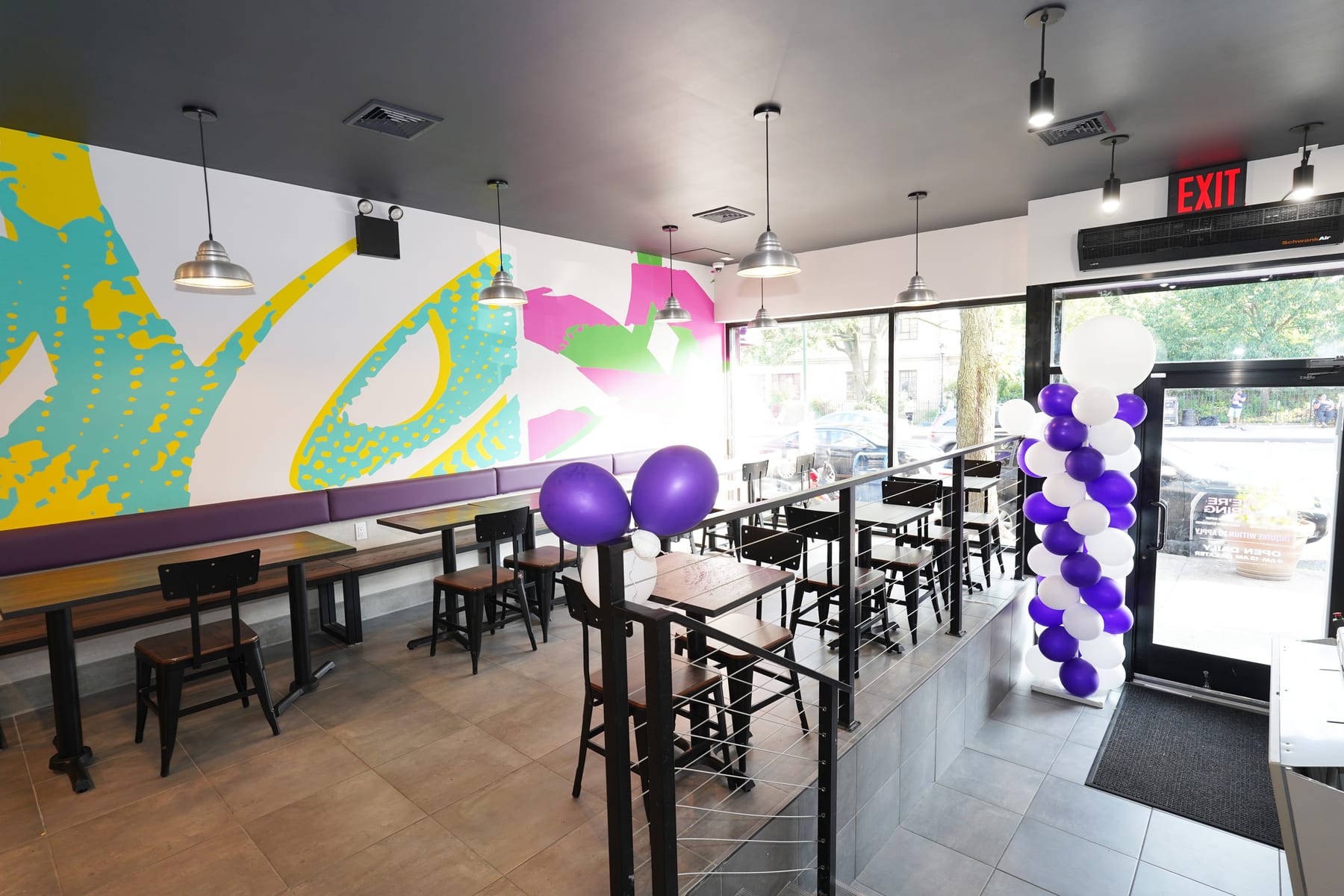 Taco Bell in Bronx, New York, interior view 2, designed by Zelta Design