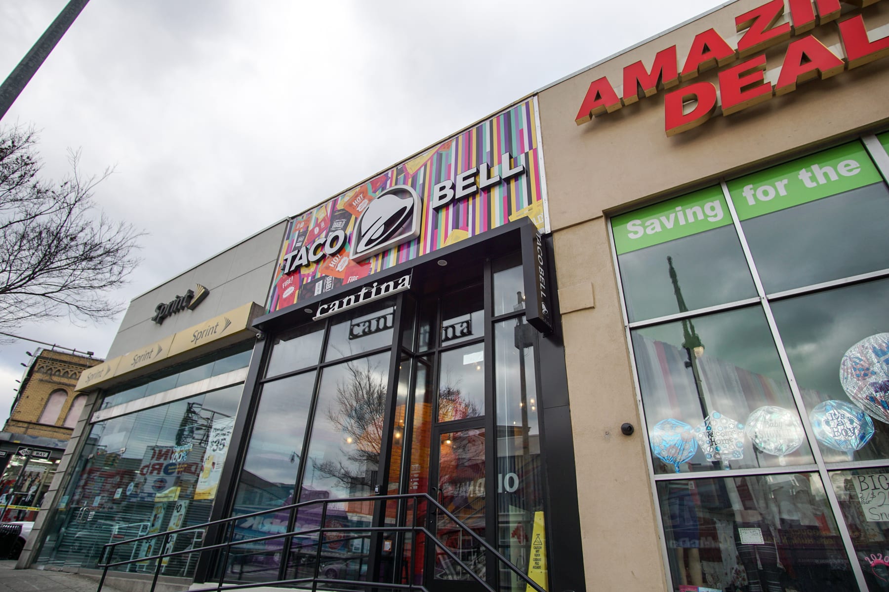 Taco Bell in Bronx, New York, interior view 2, designed by Zelta Design